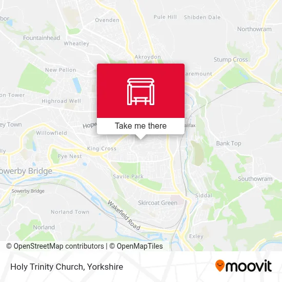 Holy Trinity Church map