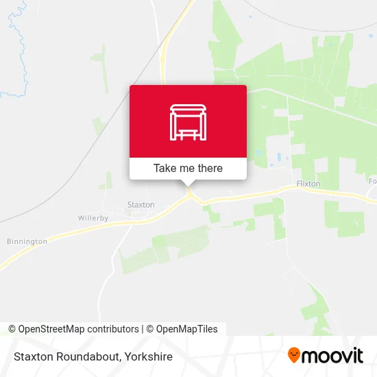 Staxton Roundabout map
