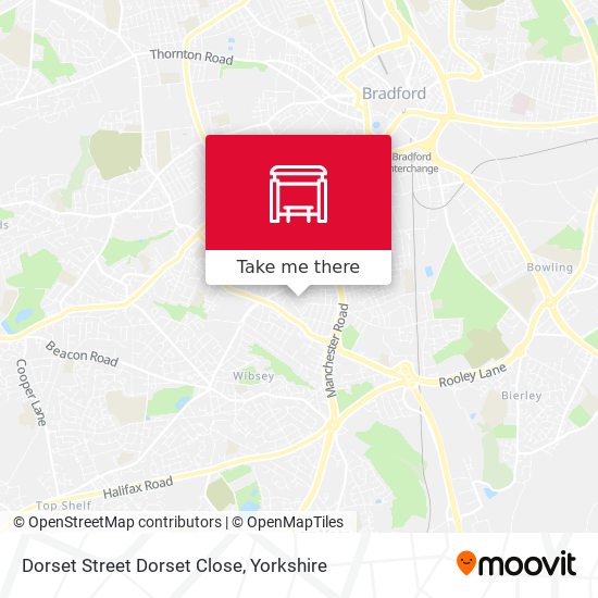 Dorset Street Dorset Close map