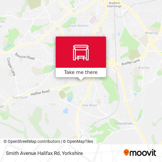 Smith Avenue Halifax Rd map