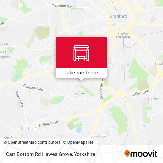 Carr Bottom Rd Hawes Grove map