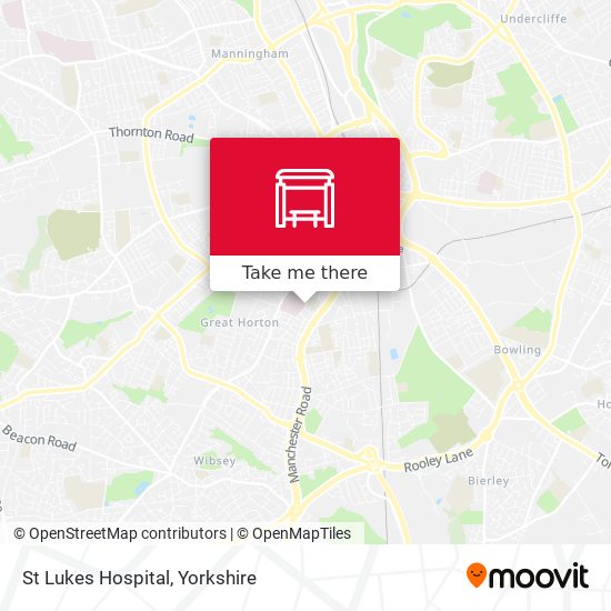 St Lukes Hospital map