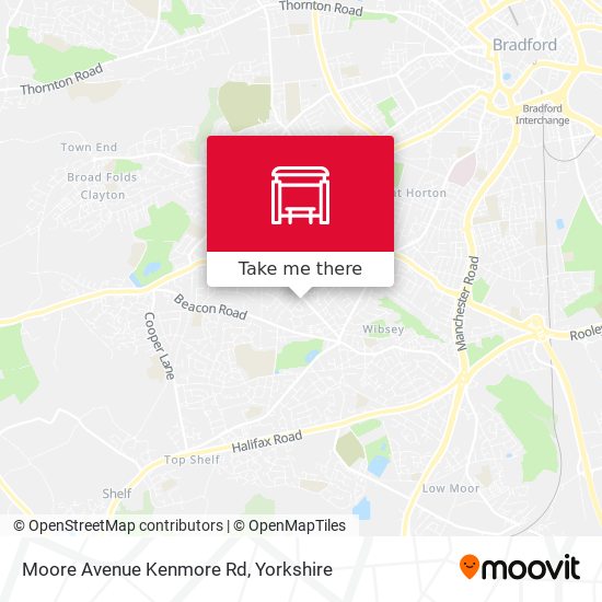Moore Avenue Kenmore Rd map
