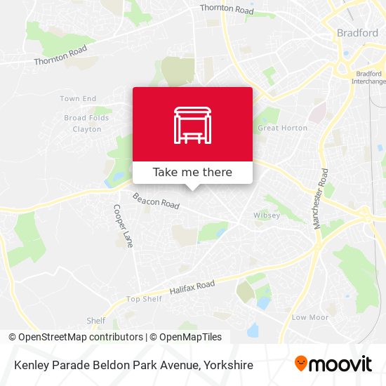 Kenley Parade Beldon Park Avenue map