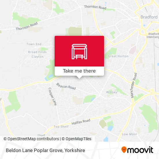 Beldon Lane Poplar Grove map