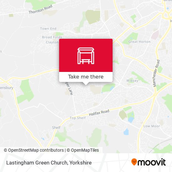 Lastingham Green Church map