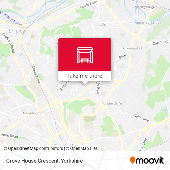 Grove House Crescent map