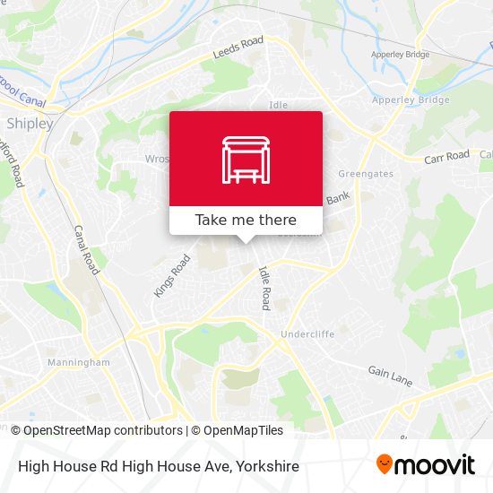 High House Rd High House Ave map