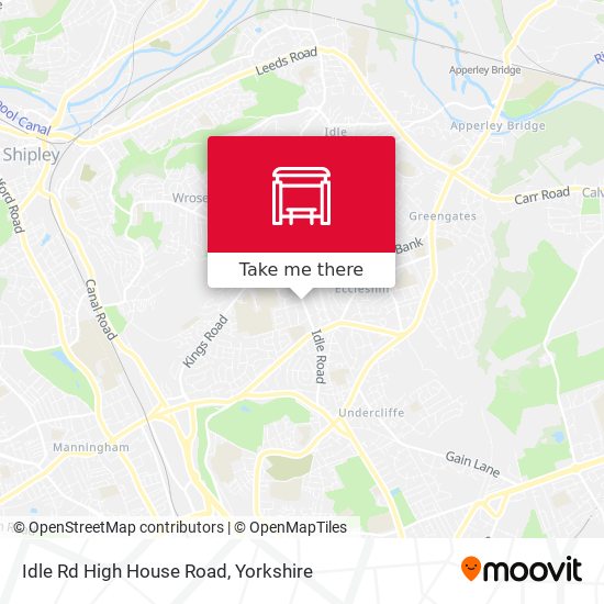 Idle Rd High House Road map