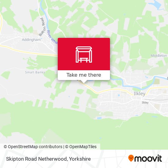 Skipton Road Netherwood map