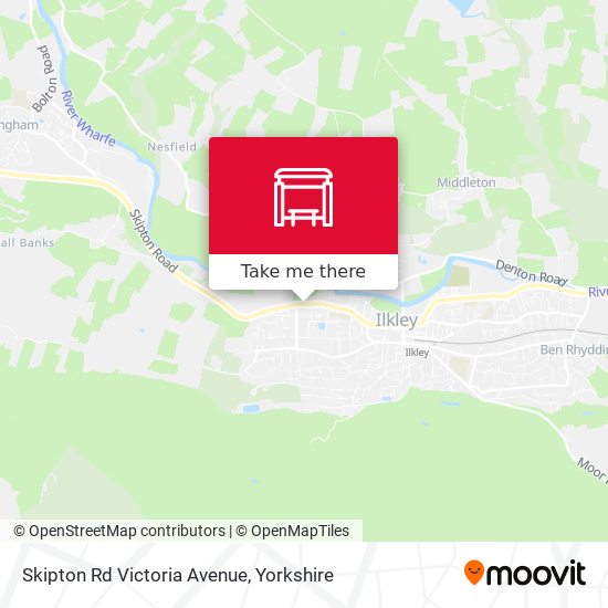 Skipton Rd Victoria Avenue map