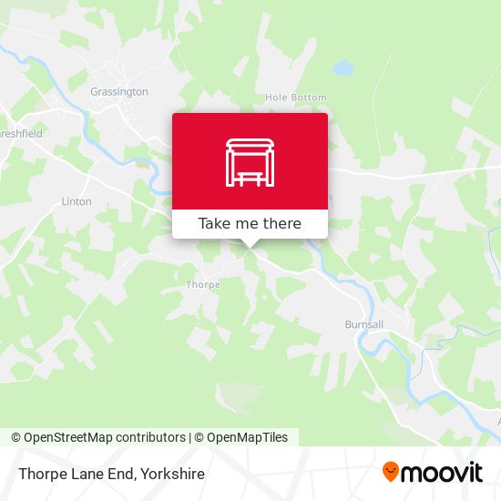 Thorpe Lane End map