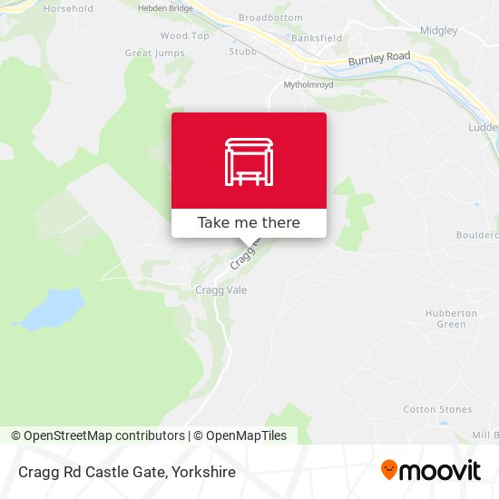 Cragg Rd Castle Gate map
