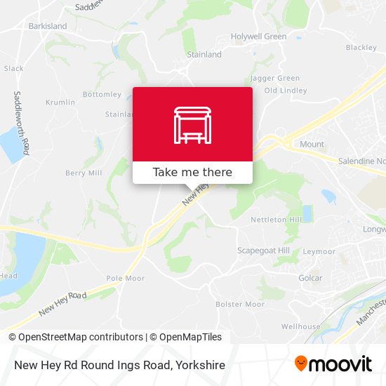 New Hey Rd Round Ings Road map