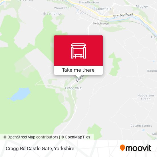 Cragg Rd Castle Gate map