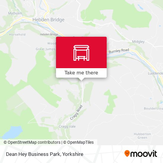 Dean Hey Business Park map