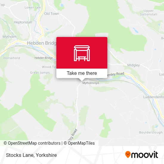 Stocks Lane map