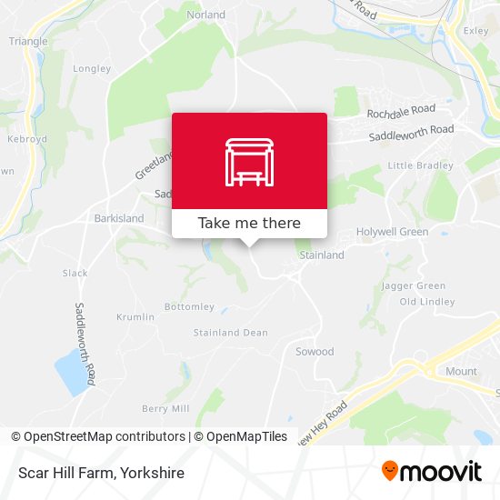 Scar Hill Farm map