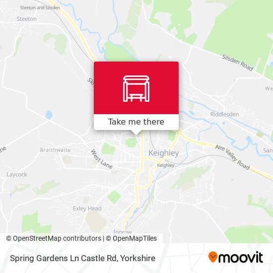 Spring Gardens Ln Castle Rd map