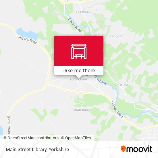 Main Street Library map