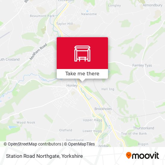 Station Road Northgate map