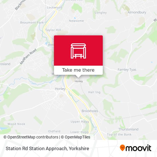 Station Rd Station Approach map