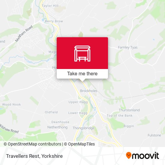 Travellers Rest map