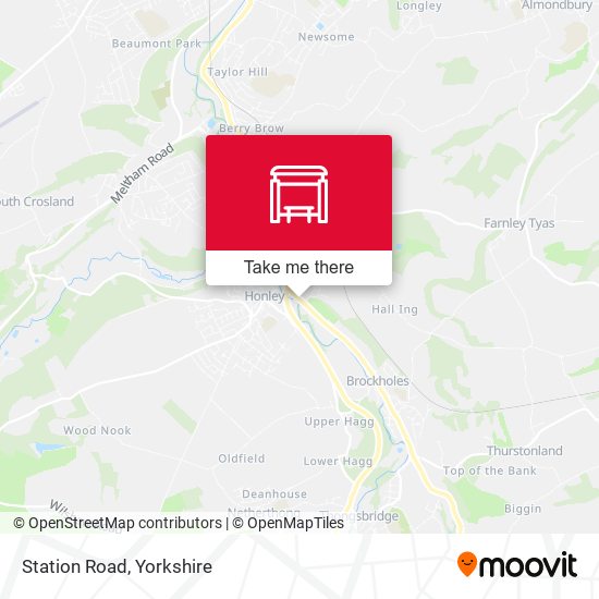 Station Road map