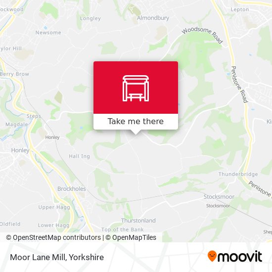 Moor Lane Mill map