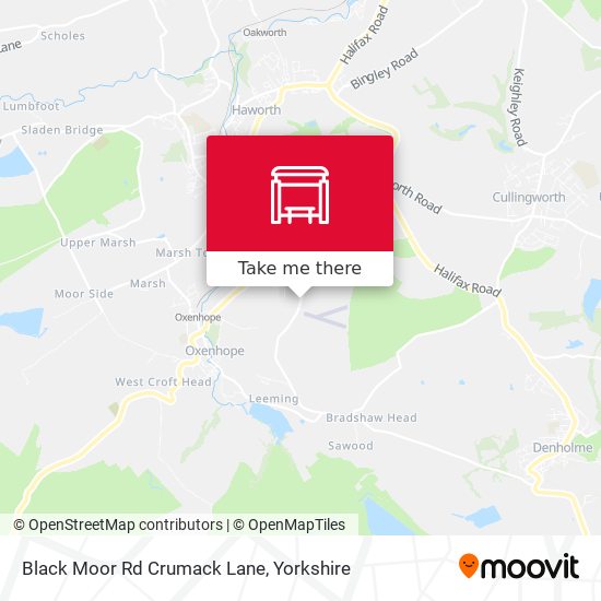 Black Moor Rd Crumack Lane map
