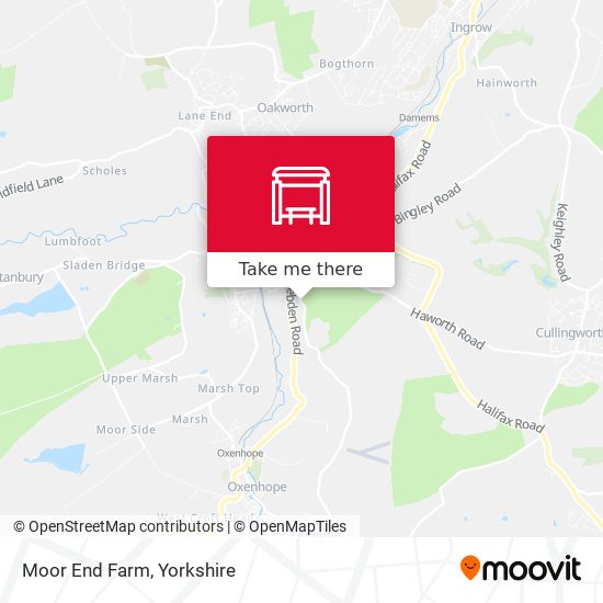 Moor End Farm map