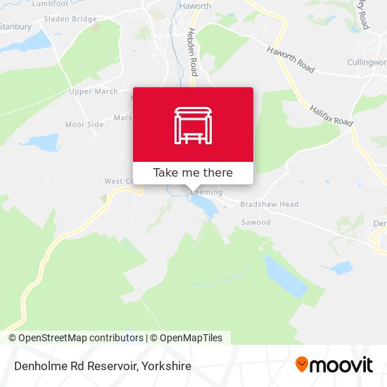 Denholme Rd Reservoir map