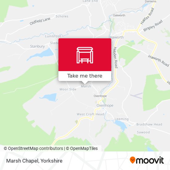 Marsh Chapel map