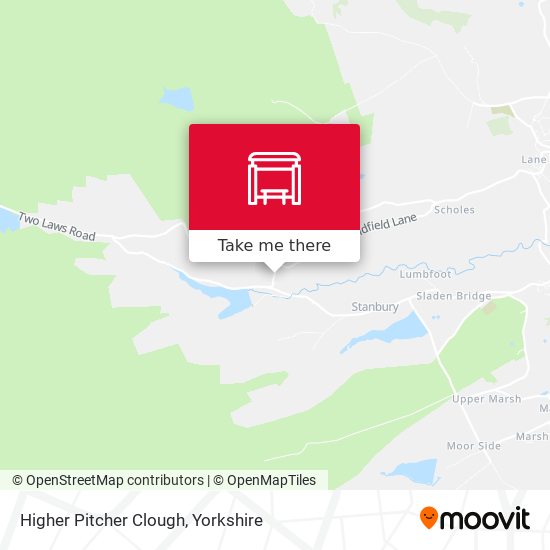 Higher Pitcher Clough map
