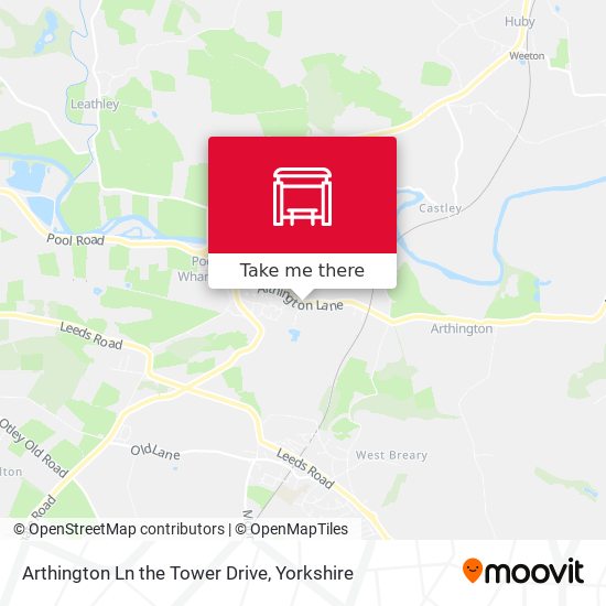 Arthington Ln the Tower Drive map