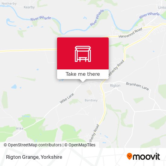 Rigton Grange map