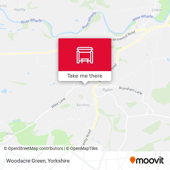 Woodacre Green map