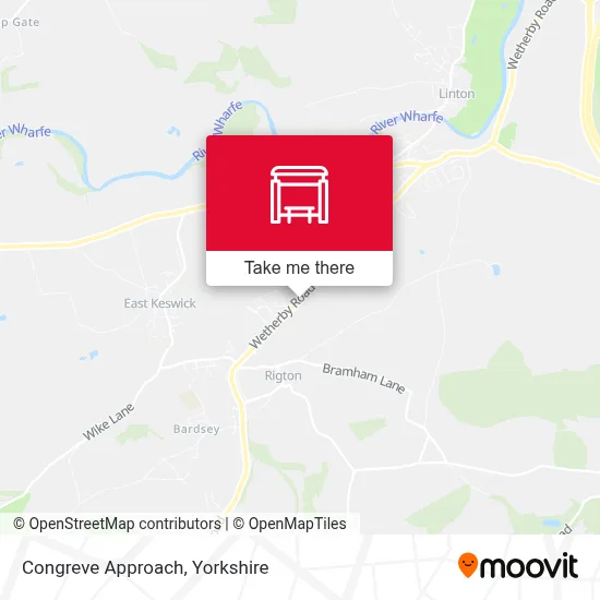 Congreve Approach map