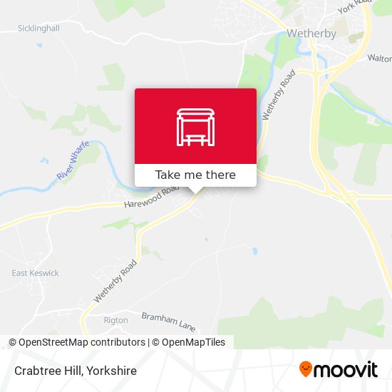 Crabtree Hill map