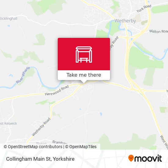 Collingham Main St map