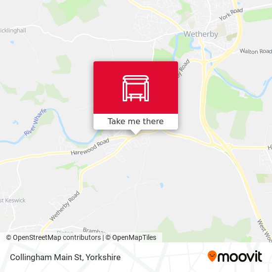 Collingham Main St map