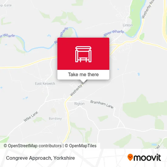 Congreve Approach map