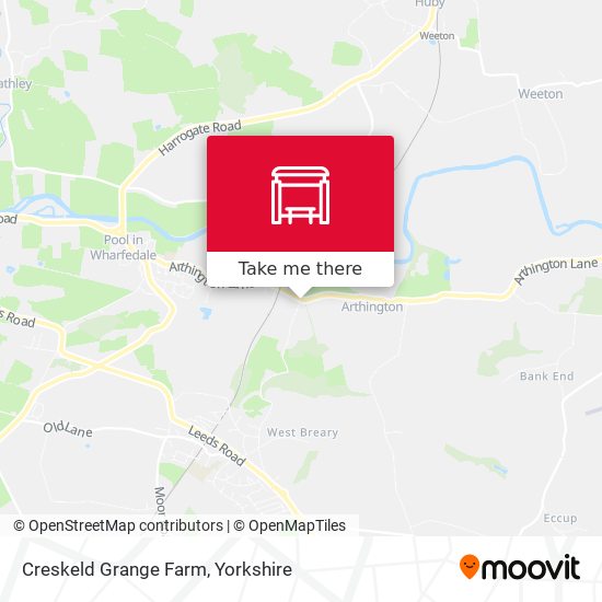Creskeld Grange Farm map