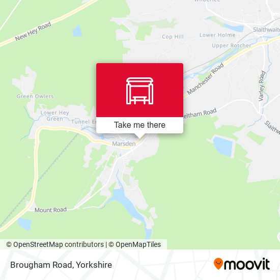Brougham Road map
