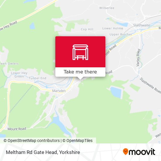 Meltham Rd Gate Head map