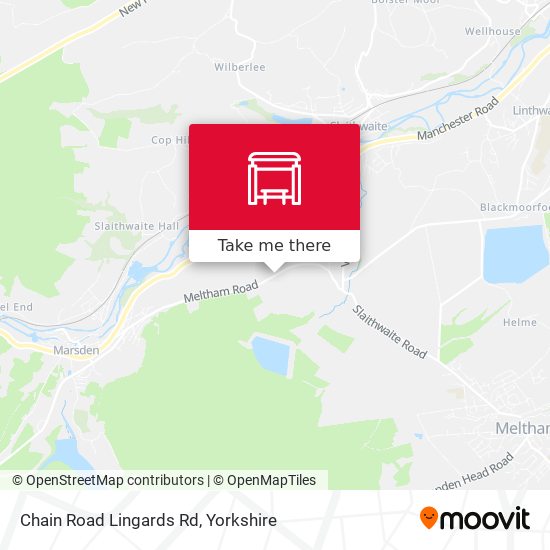 Chain Road Lingards Rd map