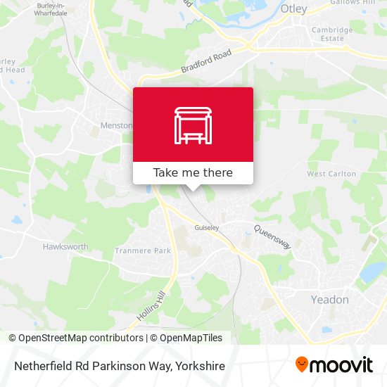 Netherfield Rd Parkinson Way map