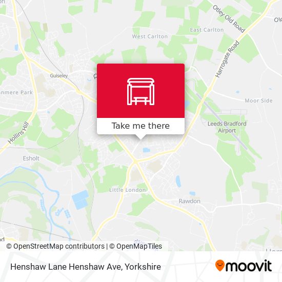 Henshaw Lane Henshaw Ave map