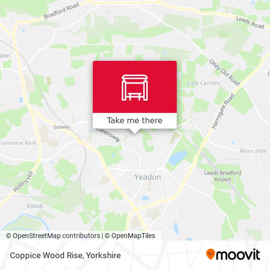 Coppice Wood Rise map