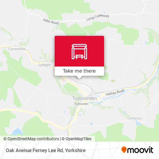 Oak Avenue Ferney Lee Rd map